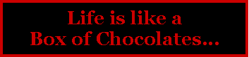Text Box: Life is like a Box of Chocolates...